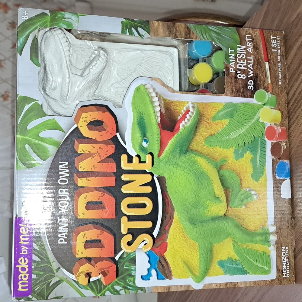 Made by me 3d paint your own dino set